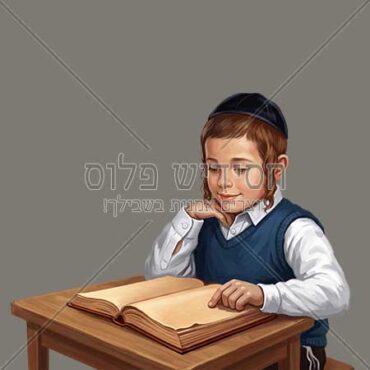 ילד לומד תורה