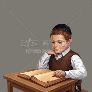 ילד לומד תורה